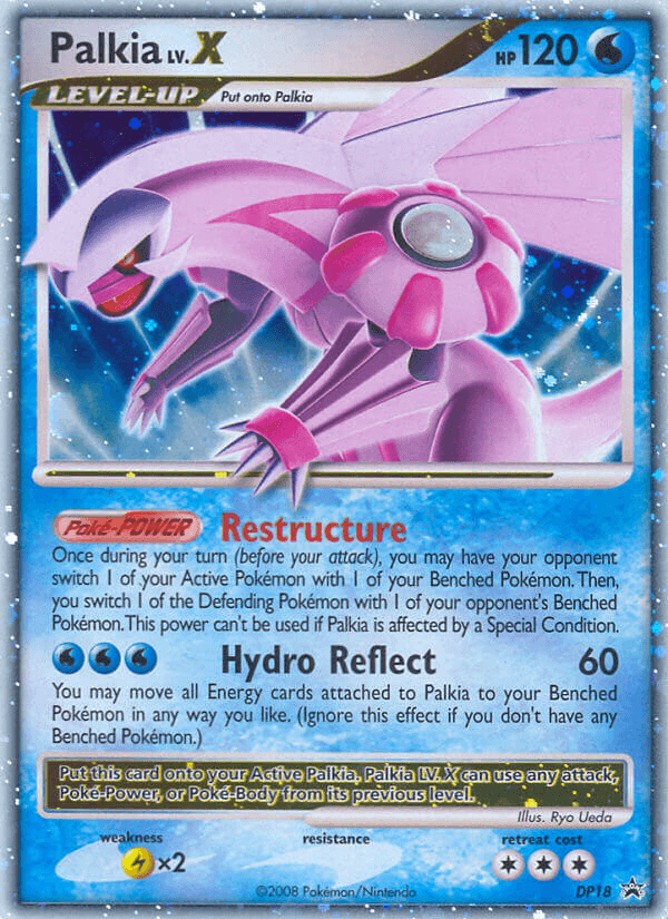 Palkia LV.X printed card