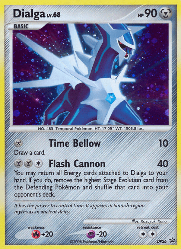 Dialga printed card