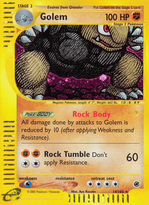 Golem printed card