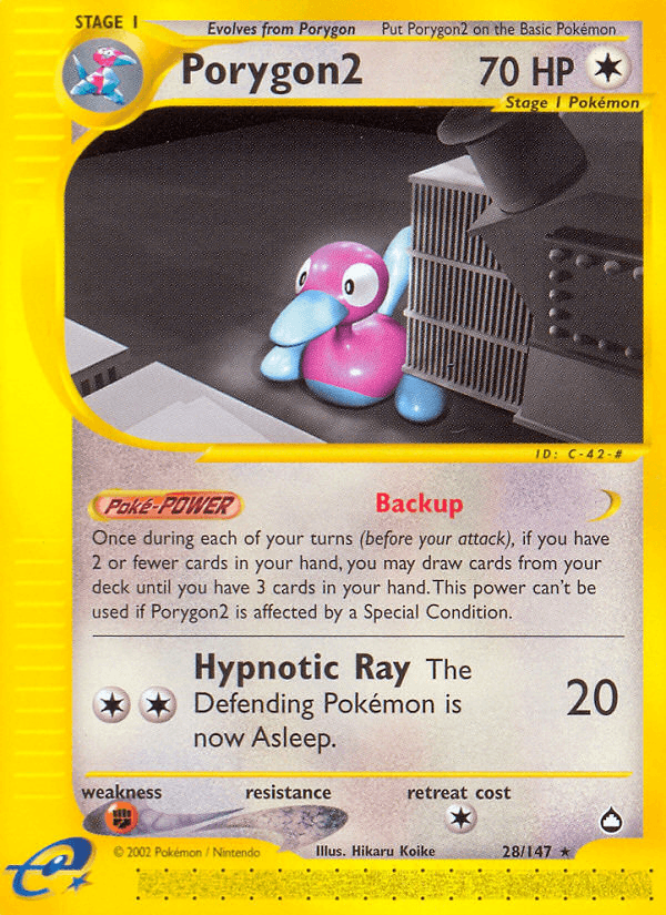 Porygon2 printed card