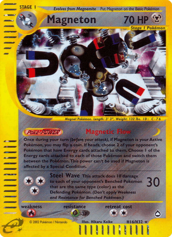 Magneton printed card