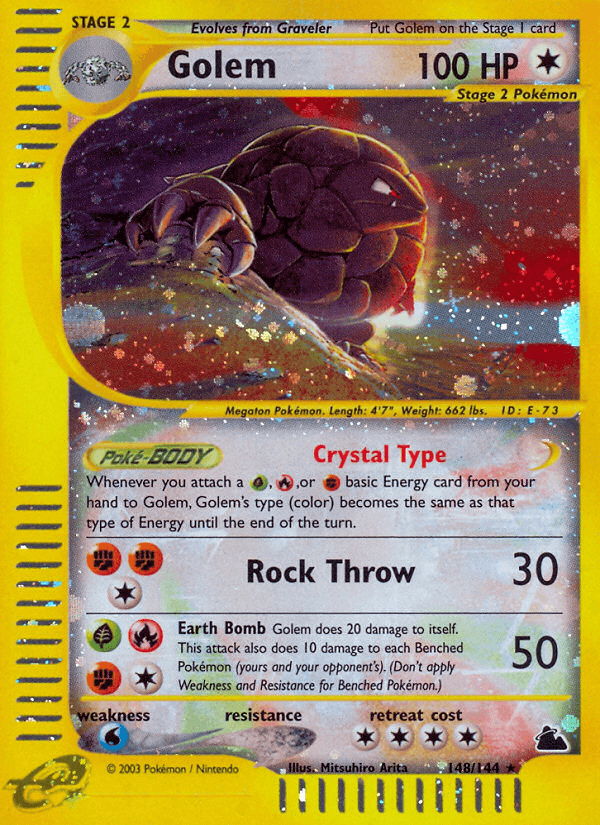 Golem printed card