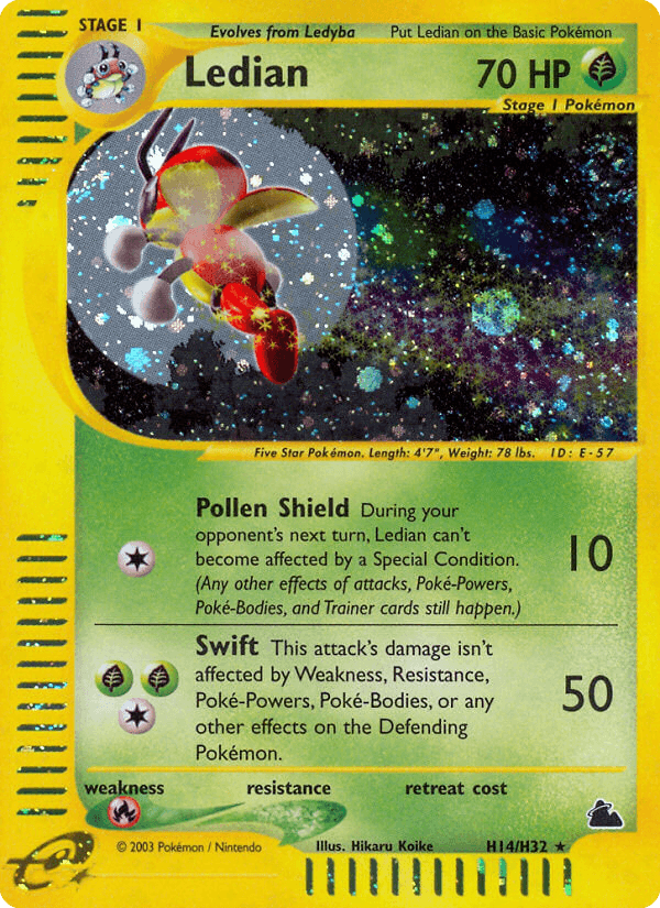 Ledian printed card