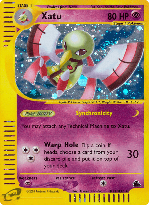 Xatu printed card