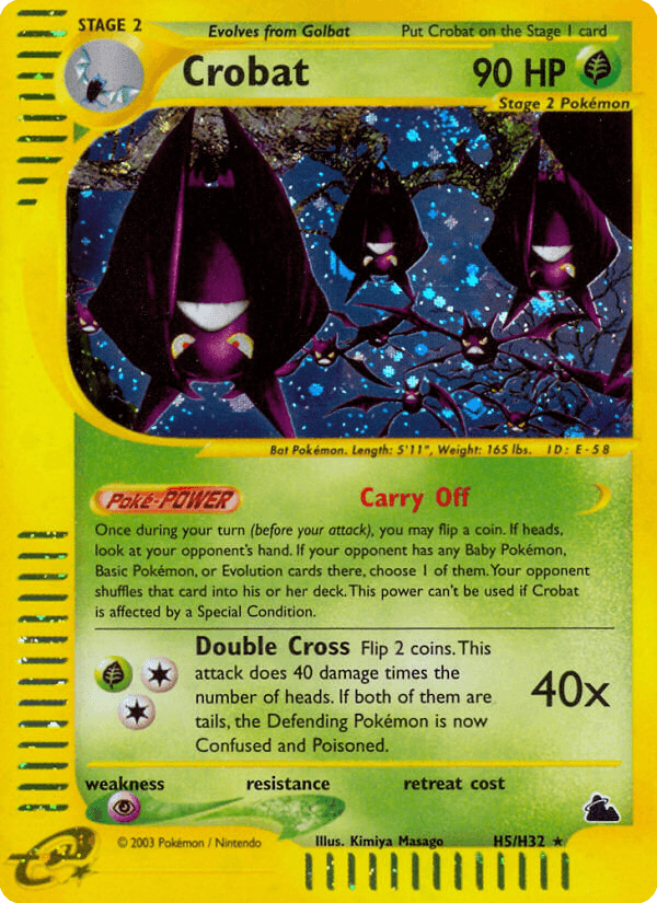 Crobat printed card