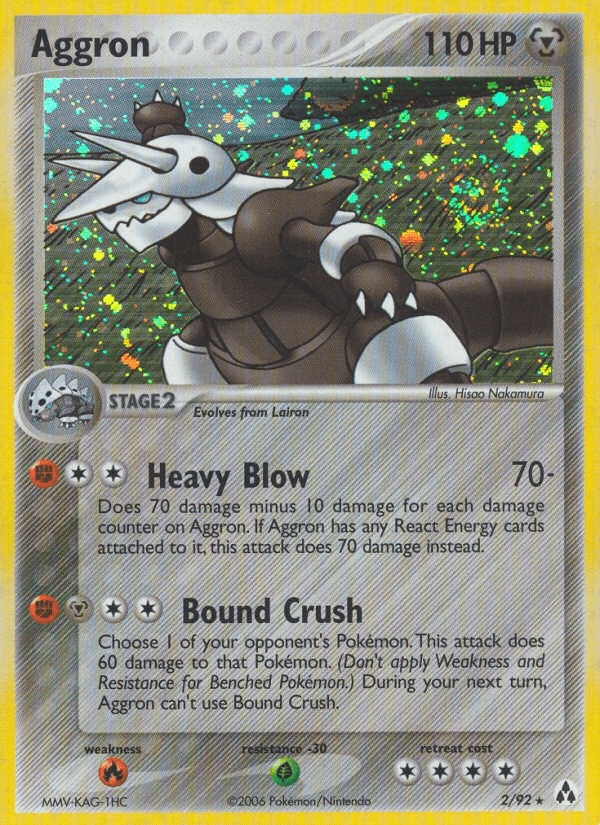 Aggron printed card