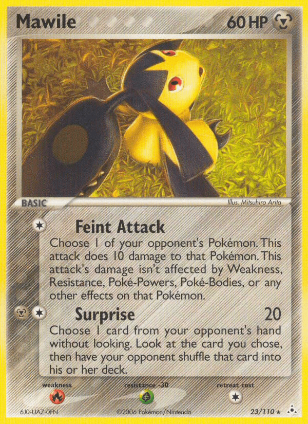 Mawile printed card
