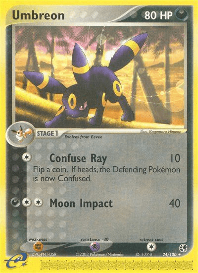 Umbreon printed card