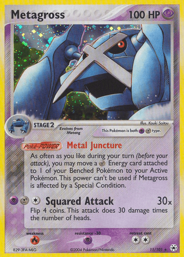 Metagross printed card