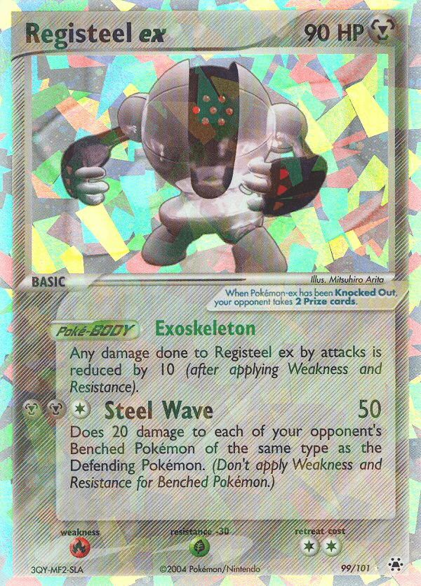 Registeel ex printed card