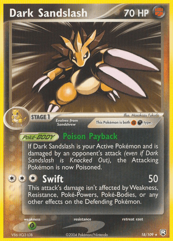 Dark Sandslash printed card