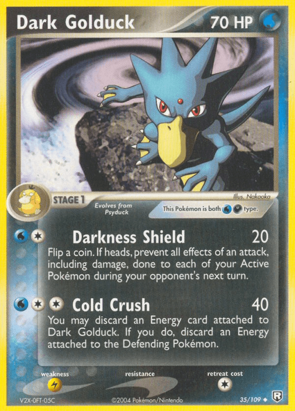 Dark Golduck printed card