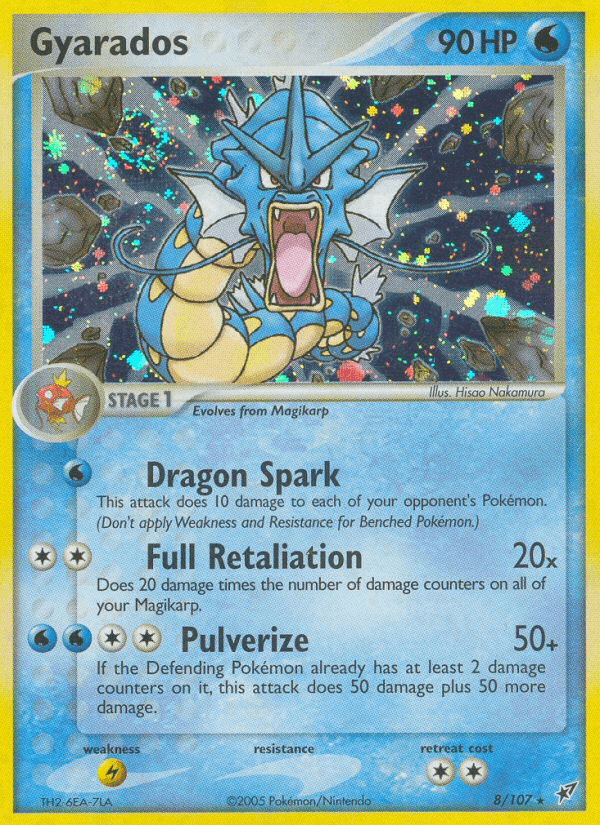 Gyarados printed card