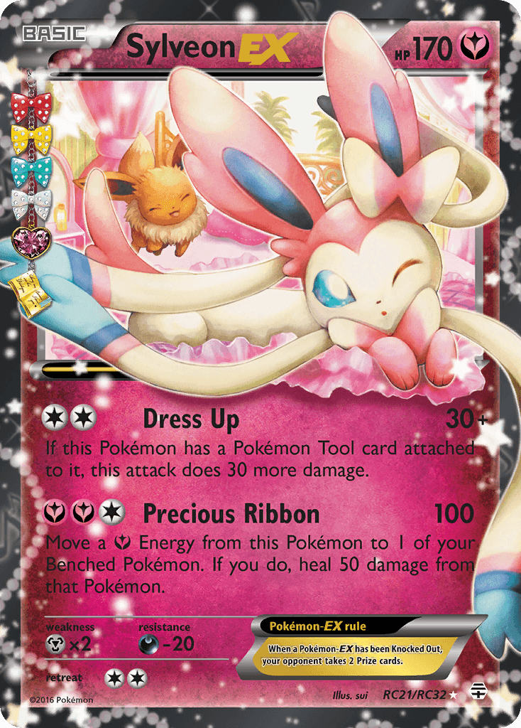 Sylveon-EX printed card