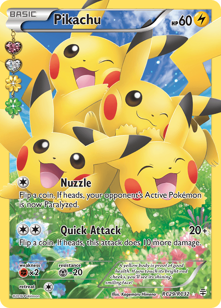 Pikachu printed card