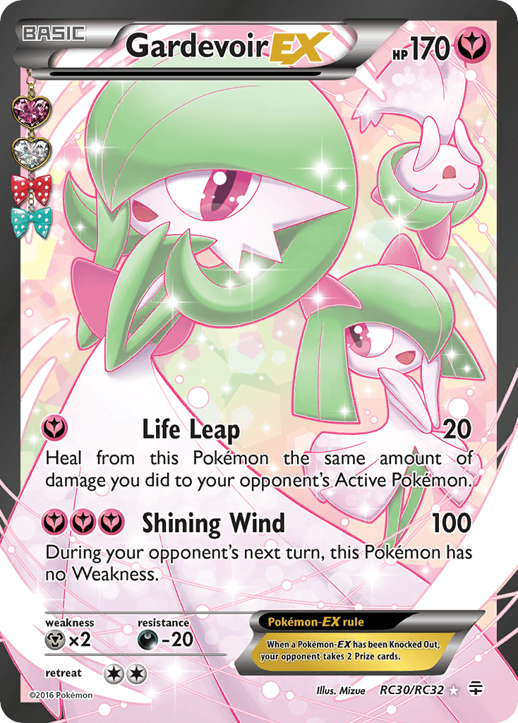 Gardevoir-EX printed card