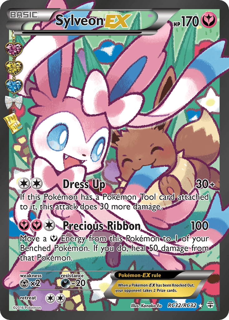 Sylveon-EX printed card