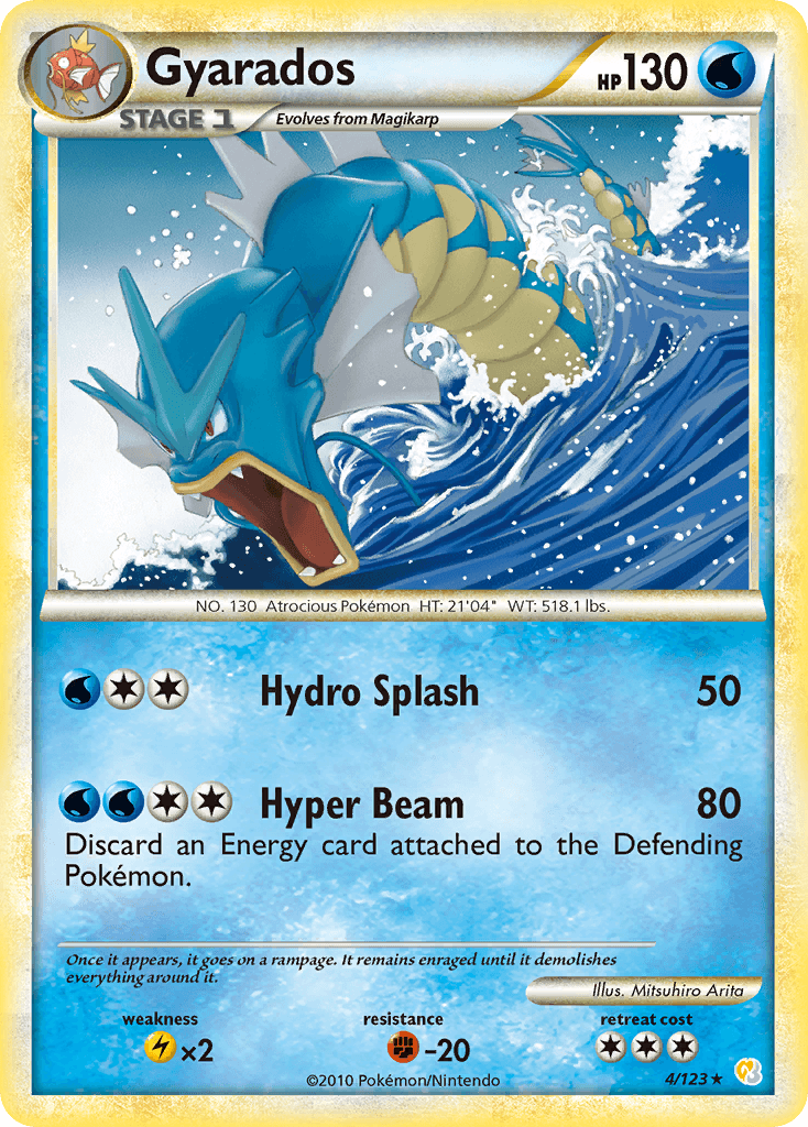 Gyarados printed card