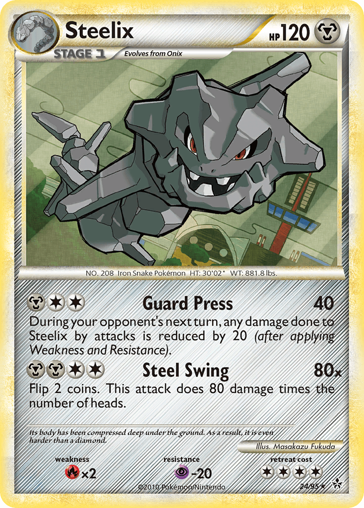 Steelix printed card