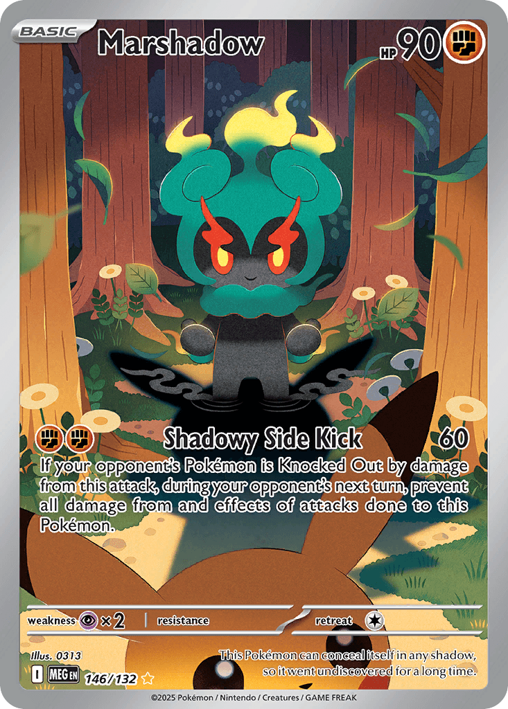 Marshadow printed card