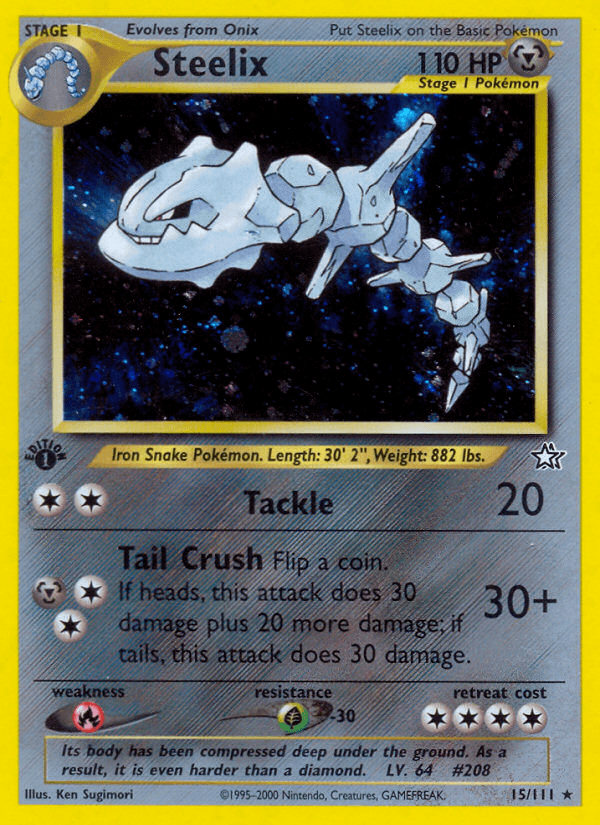 Steelix printed card