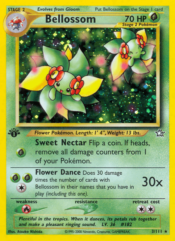 Bellossom printed card