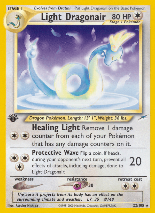 Light Dragonair printed card