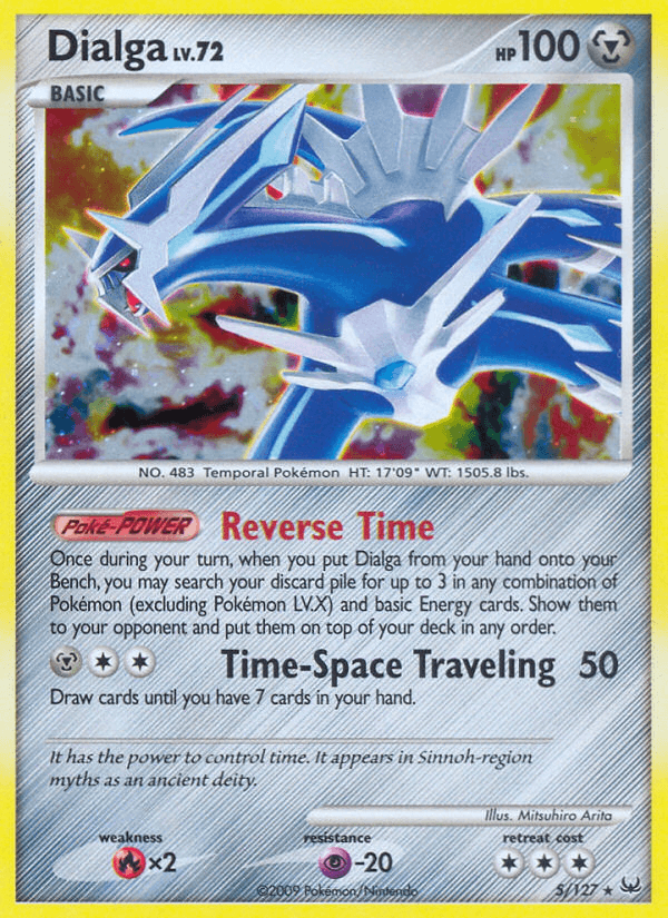 Dialga printed card