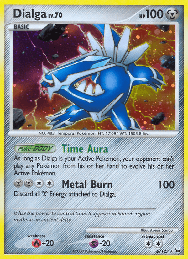 Dialga printed card