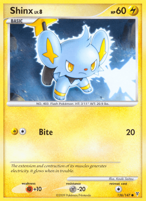 Shinx printed card