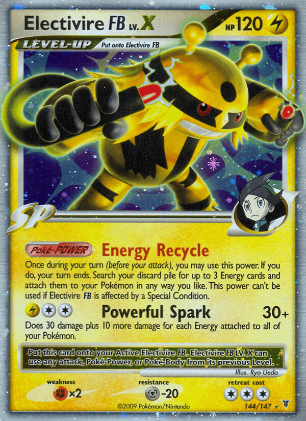 Electivire FB LV.X printed card