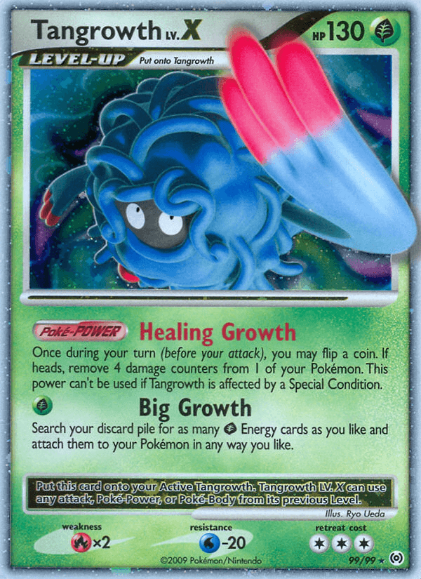 Tangrowth LV.X printed card