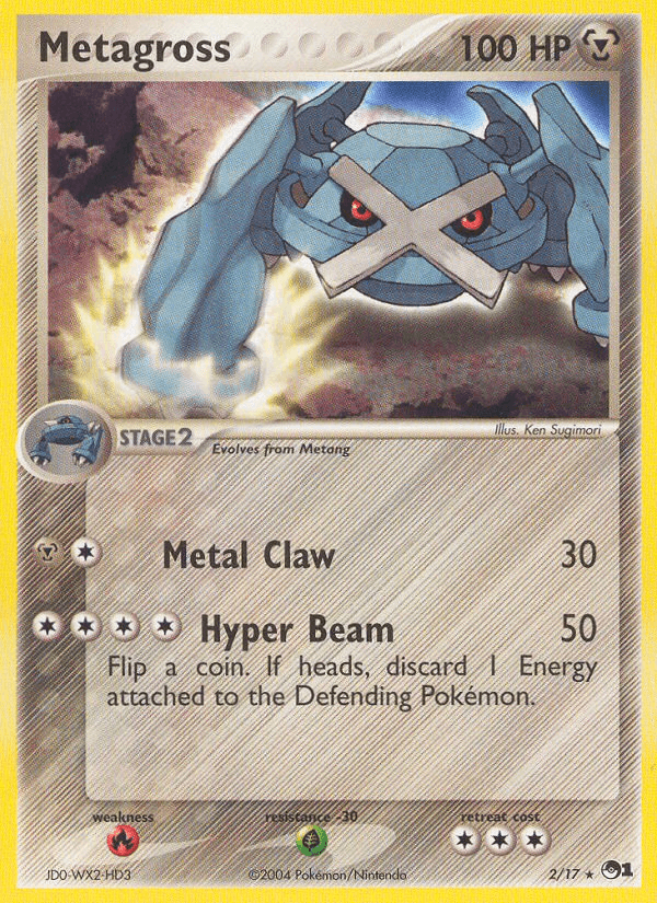 Metagross printed card