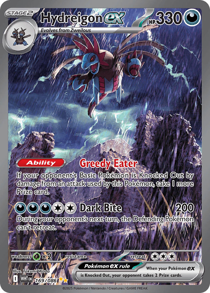 Hydreigon ex printed card
