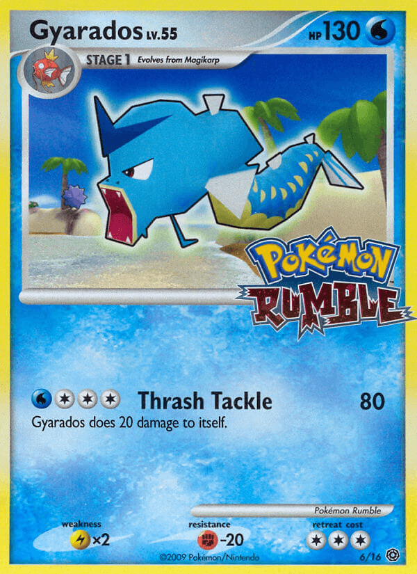 Gyarados printed card