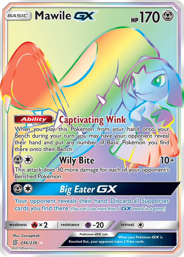 Mawile-GX printed card