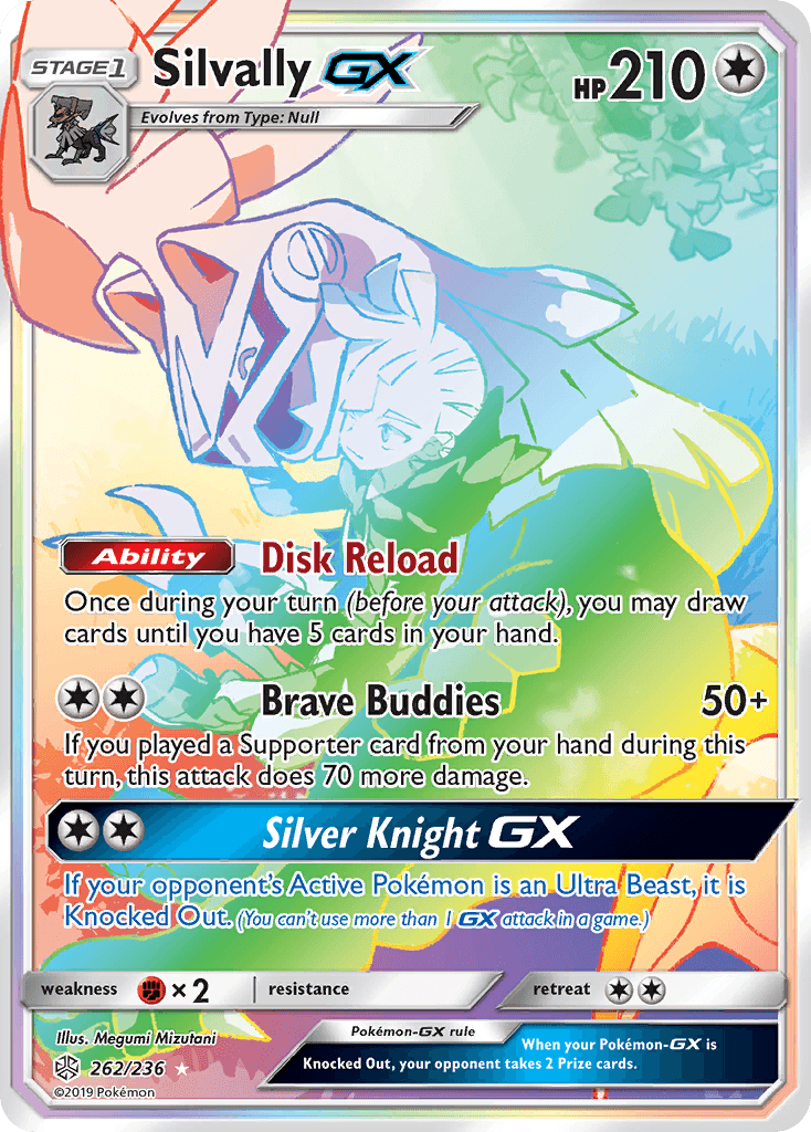 Silvally-GX printed card