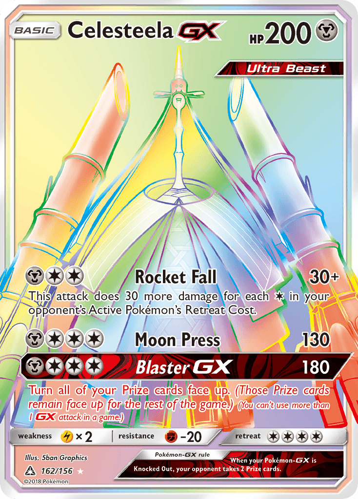 Celesteela-GX printed card