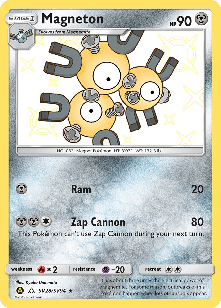 Magneton printed card