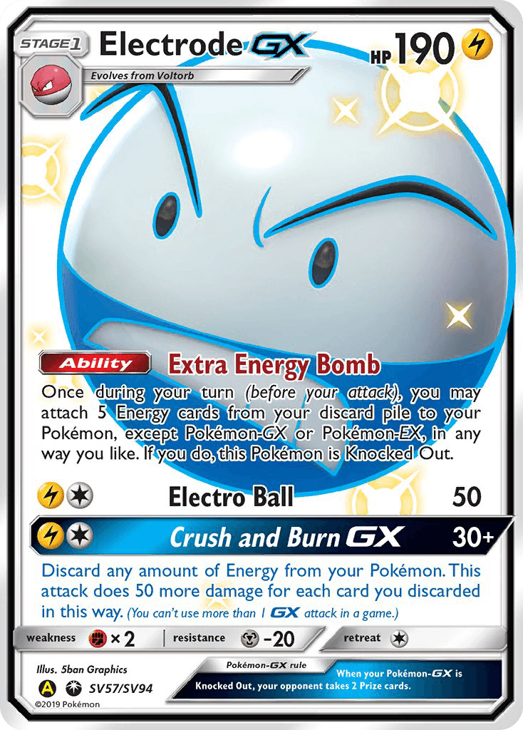 Electrode-GX printed card