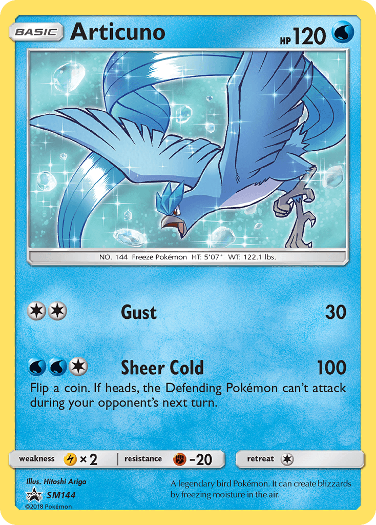 Articuno printed card
