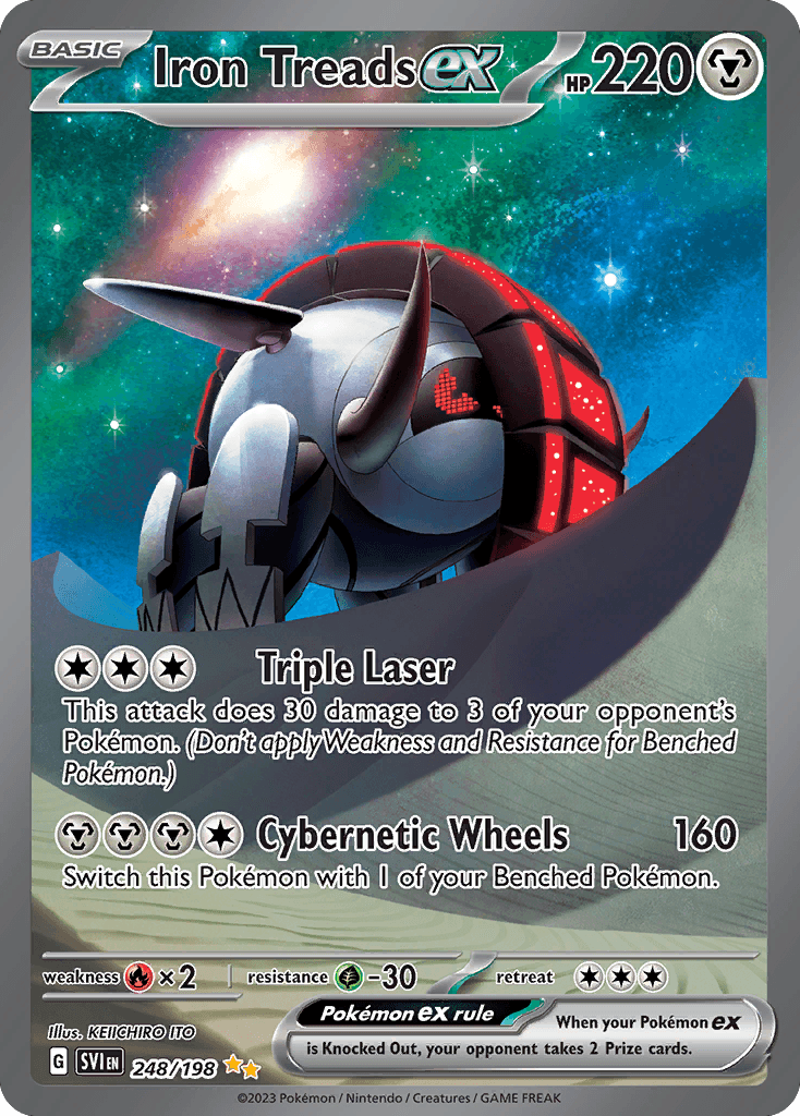 Iron Treads ex printed card