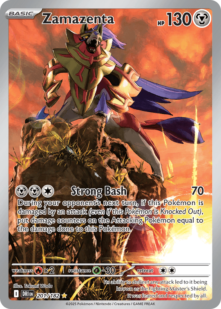 Zamazenta printed card