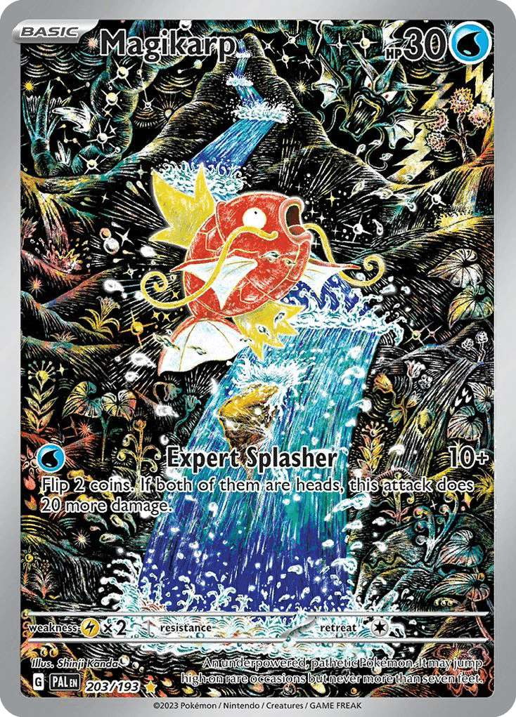 Magikarp printed card