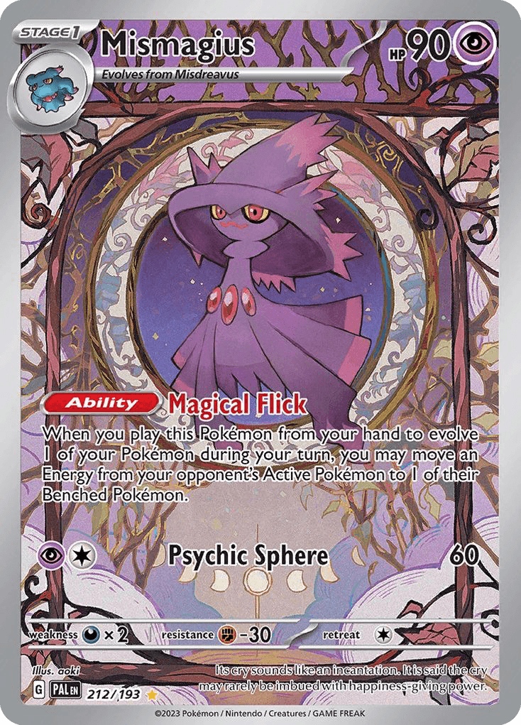 Mismagius printed card