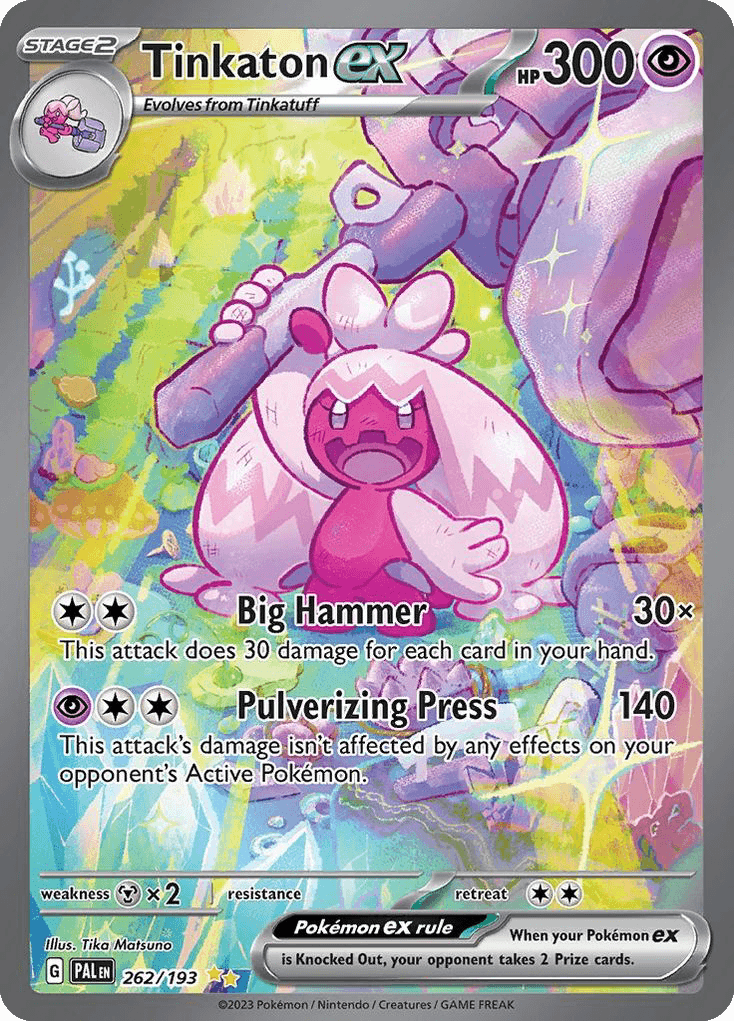 Tinkaton ex printed card