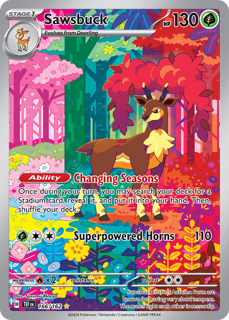 Sawsbuck printed card