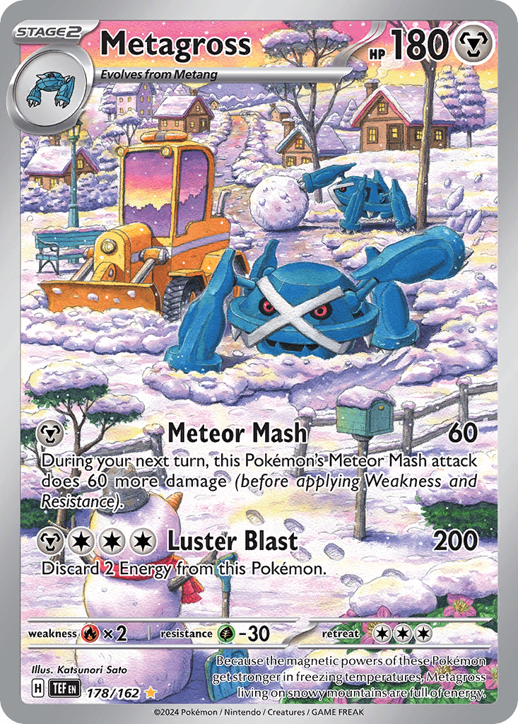 Metagross printed card