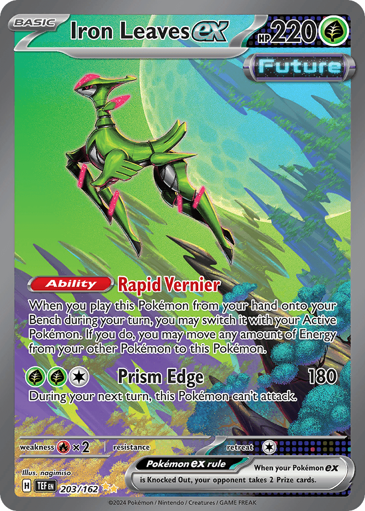 Iron Leaves ex printed card