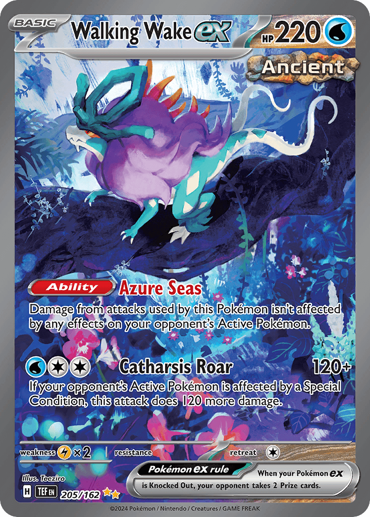 Walking Wake ex printed card